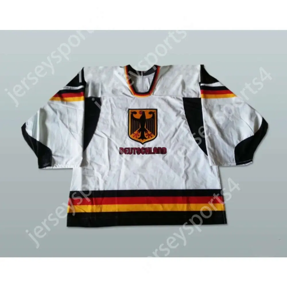 Gdsir Custom Germany Dimitrij Kotschnew 1 хоккейный майк Новый Top ED S-M-L-XL-XXL-3XL-4XL-5XL-6XL