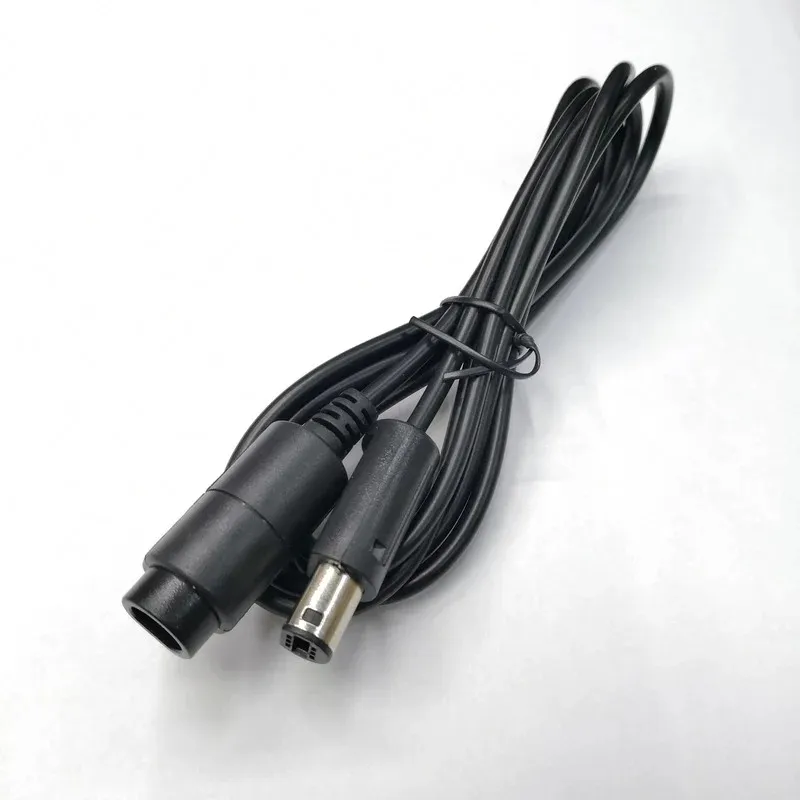 1,8 m styrningstilläggskabel för GameCube Black Controller Extension Cable för NS -spelkontrollkabel