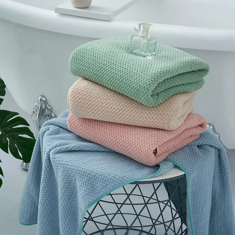 2024 NEW Towel Microfiber Quick Drying 34x75cm Quick-Dry Solid Color Soft Face Towel Dry Head Hair Towel