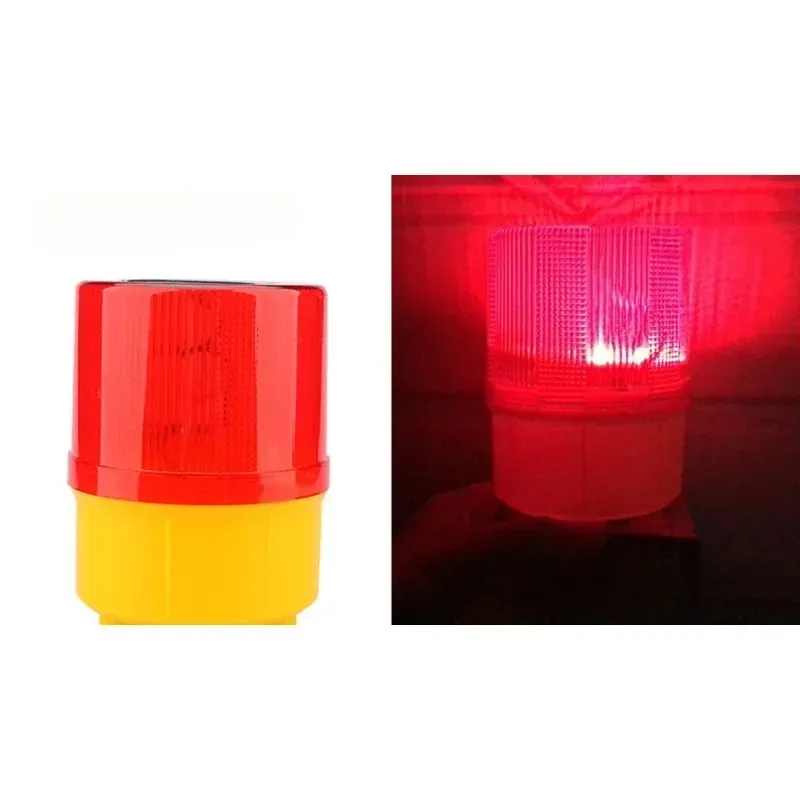 New Magnet Light Solar Solar Traffic Construction Crane Automobile Road Outdoor Roadblock-Flashing- for Construction Crane Safety Light