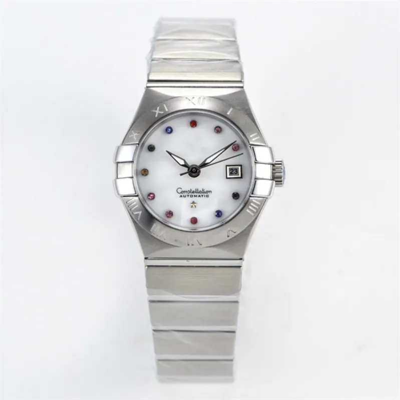 OE Montre de Luxe Women Watches 27x10.5mm 8501 자동 기계식 운동 강철 케이스 럭셔리 시계 손목 시계 relojes