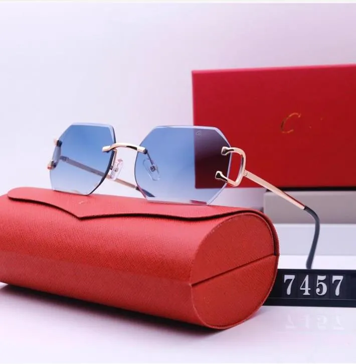 Designer Carttier Urlaub Luxus Designer Marke Ausgabe Hungry Talent Bayberry Sonnenbrille Designer Sonnenbrille Hochwertige Brillen für Frauengläserinnen Brille