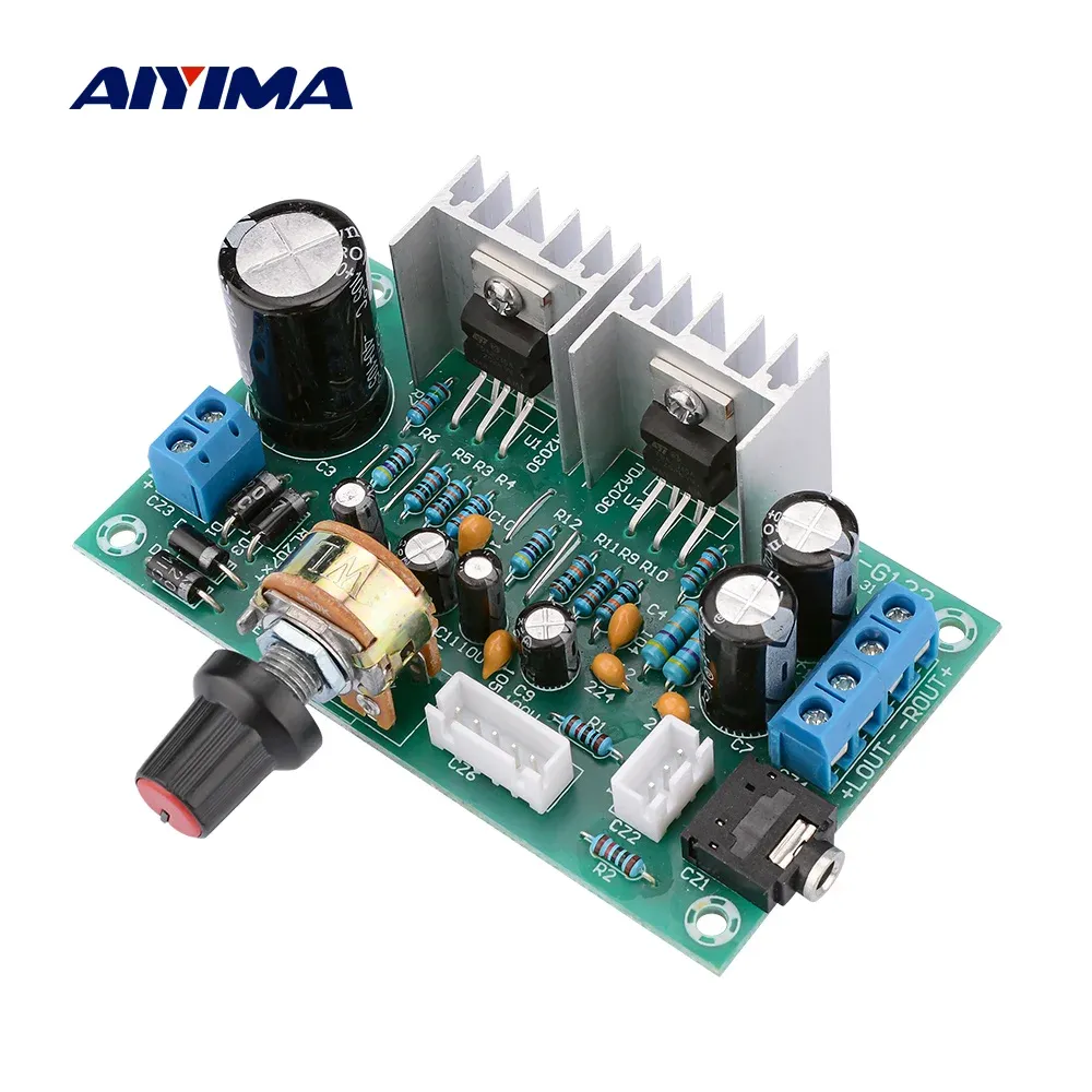 Amplifier AIYIMA TDA2030 Power Amplifier Audio Board 2.0 Dual Channel Sound Amplifier 15W+15W Home Mini Amp Home Theater DIY