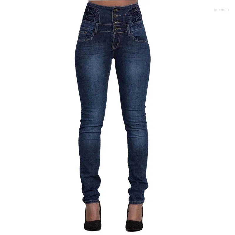 Jeans féminins 2024 femmes pantalon push-up noire pantalon denim dames vintage haute taille décontractée extension skinny maman jean slim femme