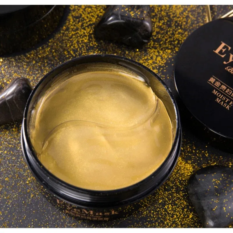 2024 Gold Caviar Moisturerende kristal collageen oogmasker Anti-rimpel anti-verouderende oogverzorging Patch verdunde fijne lijnmasker voor goud