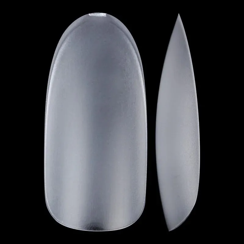 Frosted Seamless Fake Nails Full Coverage False Nails Tips Short Water Drop Full Sticker For Nails Water Drop False Nails Tips for Manicure