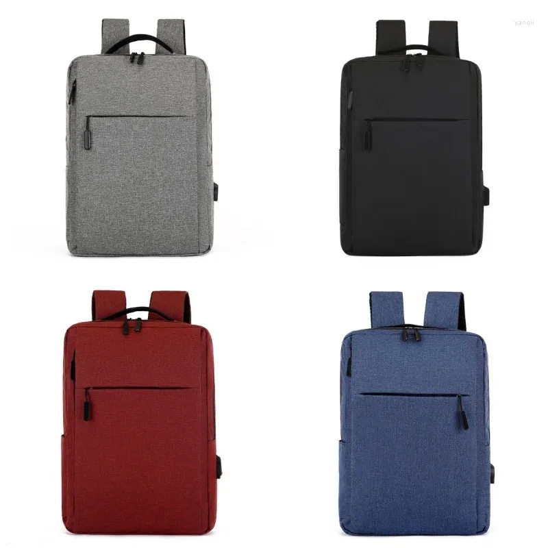 Rucksack Herren Business Laptop Rucksacks School -Taschen mit USB Daily Life wasserdichte Reise Rucksack Mochila Hombre