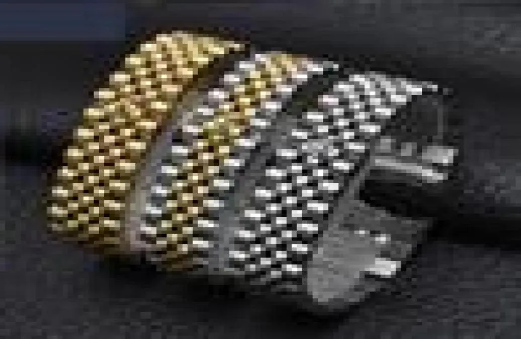 Oglądaj Akcesoria STAL STRAP MĘŻCZYZN 13 mm17mm20 mm Sport dla luksusowych serii Five Koraliki Pełne solidne kobiety Watch Band 2205272365485