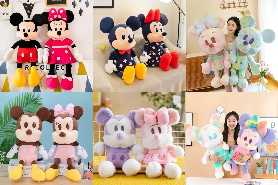 Wholesale 75cm large size romantic couple plush toys children's games playmates holiday gift room decorations