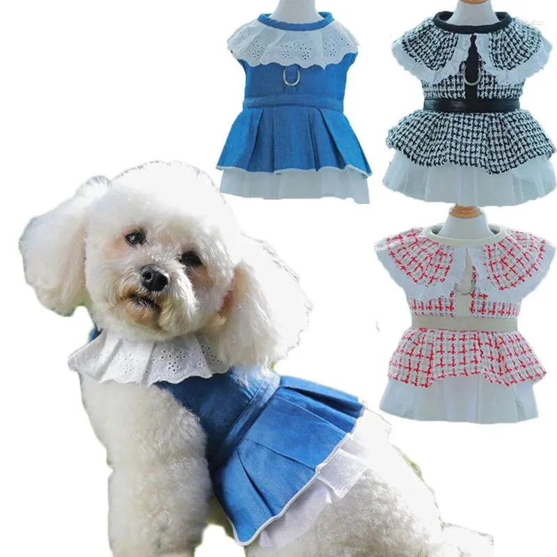犬アパレルガールズペットスカート服の袖なしベスト子犬猫プリンセスドレスリーシュアウトドアウォーキングチュチュトゥチュの小さなチワワXS