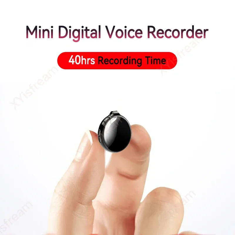 Recorder 40Hrs Mini Digital Voice Recorder Noise Reduce Sound Record Activated Secret Micro Dictaphone Professional Listening Device