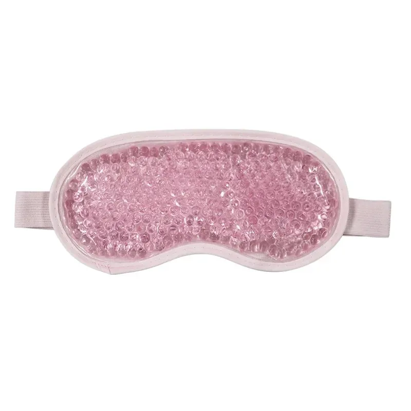 Nouveau masque pour les yeux en gel perles réutilisables pour la thérapie chaude à la thérapie chaude et apaisant du gel de beauté Masque oculaire de somnifère Masque de sommeil de glace