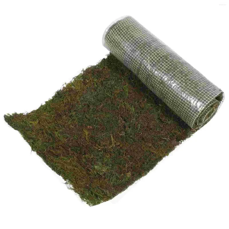 Decorative Flowers Artificial Turf Micro Landscape Accessory Lawn Mini Garden Moss Fake Grass Pad Scene Mat