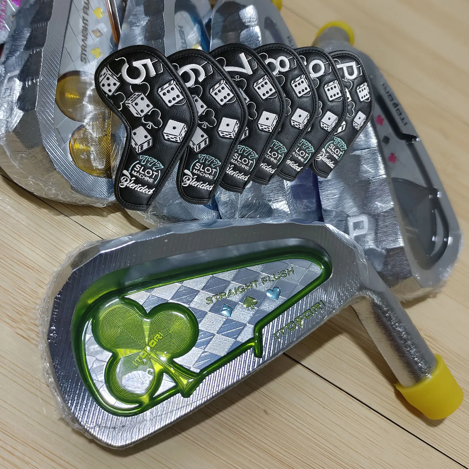 Golf Irons Itobori Poker Itobori Iron Set Golf Irons 56789p 6pcs kluby golfowe Itobori Golf 240326