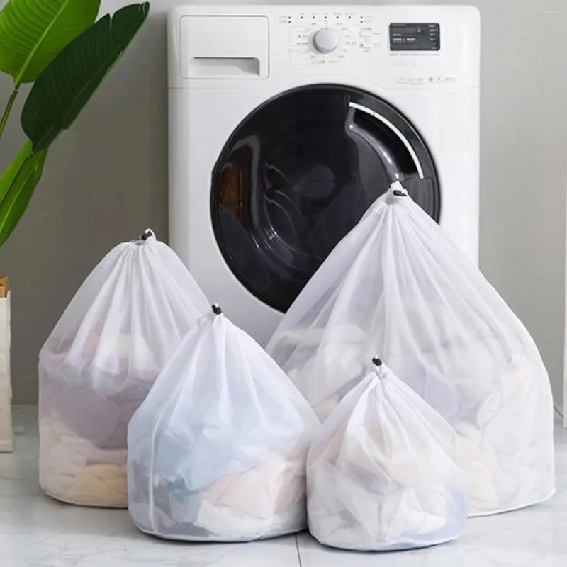 Bolsas de lavandería malla con bolsa de lavado duradera para el cordón para Drawates Dormy Garment Family College Dorm