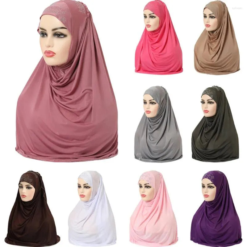 Roupas étnicas Oração muçulmana hijab amira puxa em lenço instantâneo lenço de lenço islâmico lenços islâmicos shawls women hijabs niqab khimar Cap