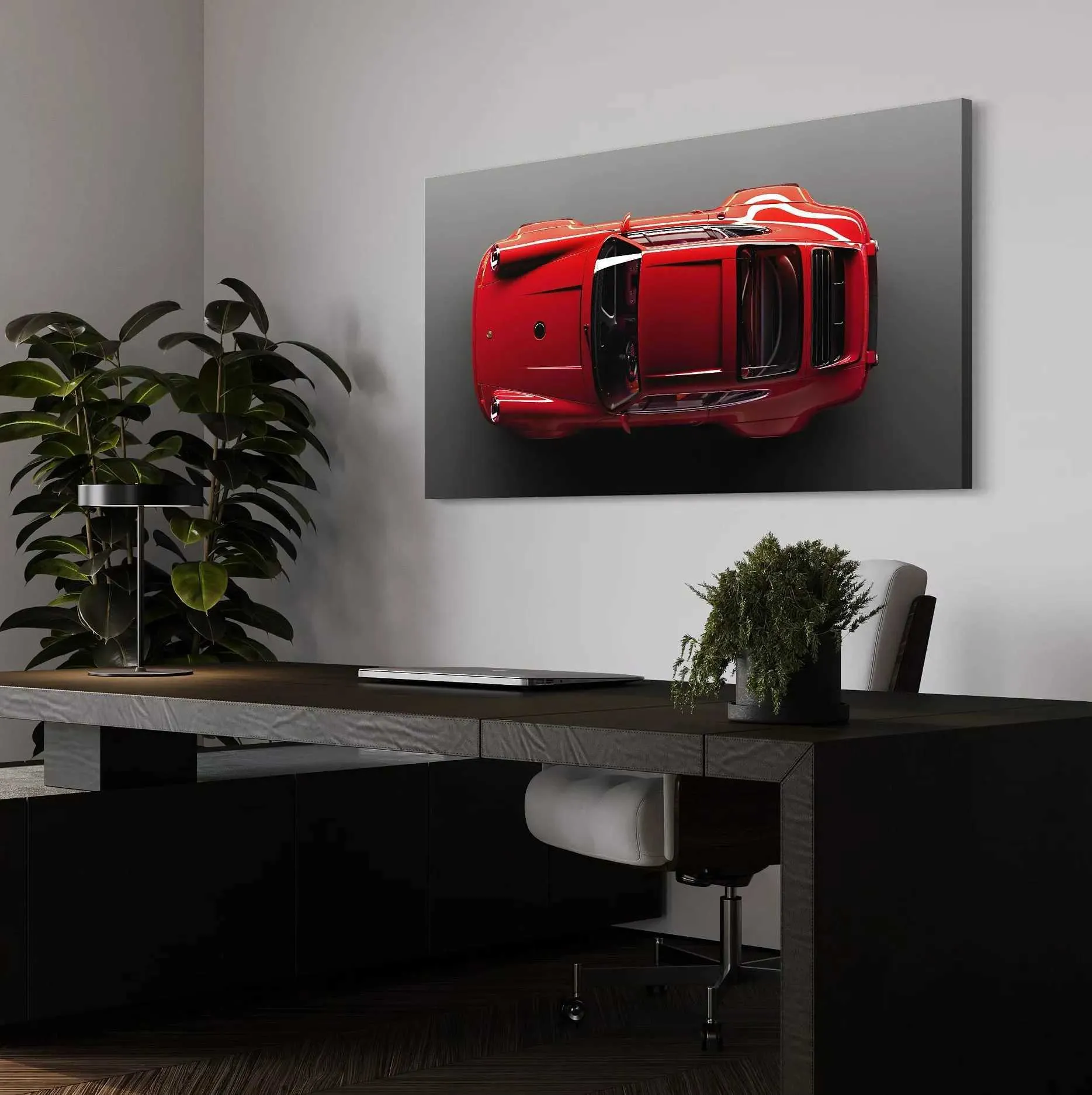Modern Luxury Sports Car Racing Canvas Painting Large... From Swagger ...