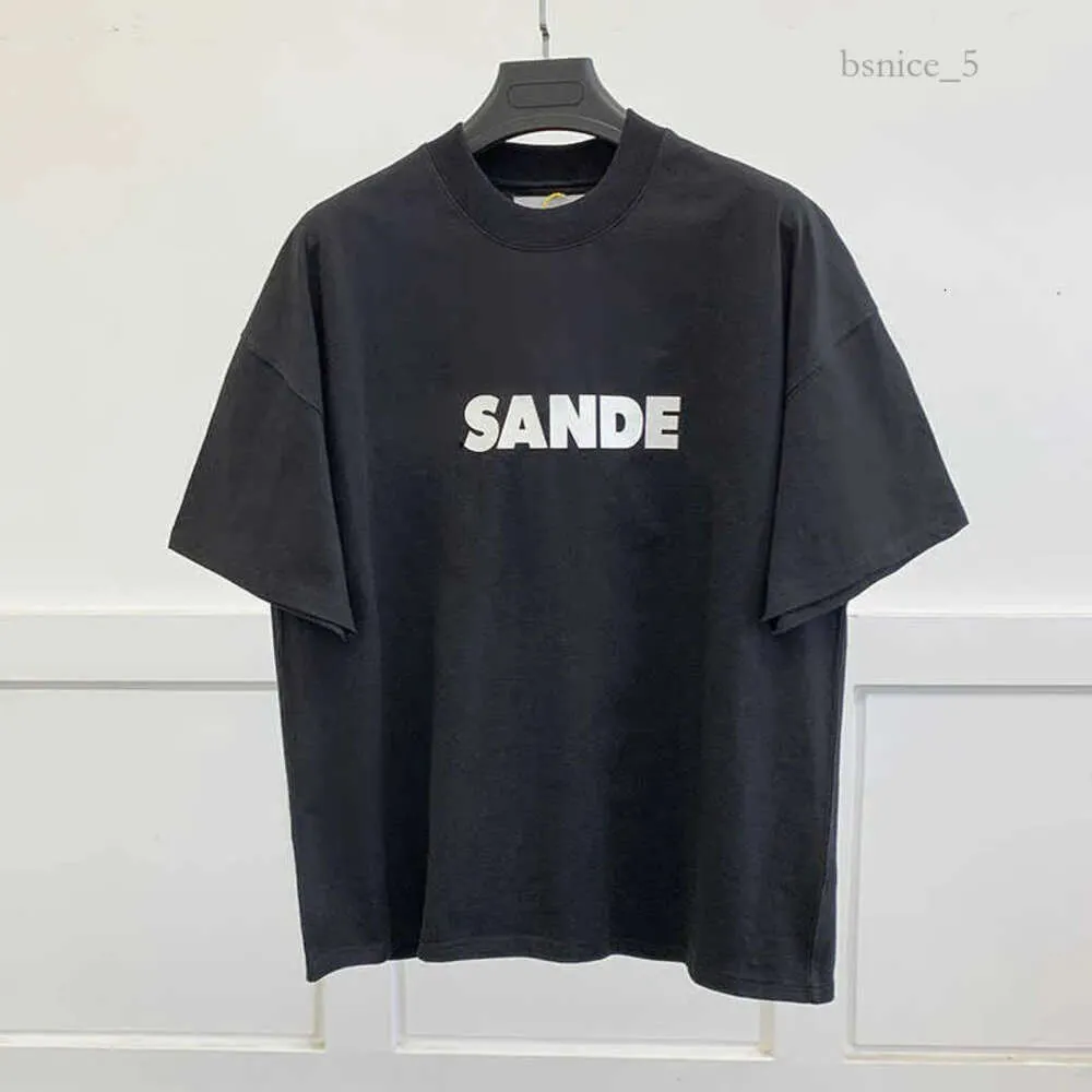 Hoogwaardige Designer Fashion Classic Jil Sander Shirt Casual Mens Dames Letter Afdrukkaren T -shirt Eenvoudige stijl Loose korte mouw Oversized T -shirt 946