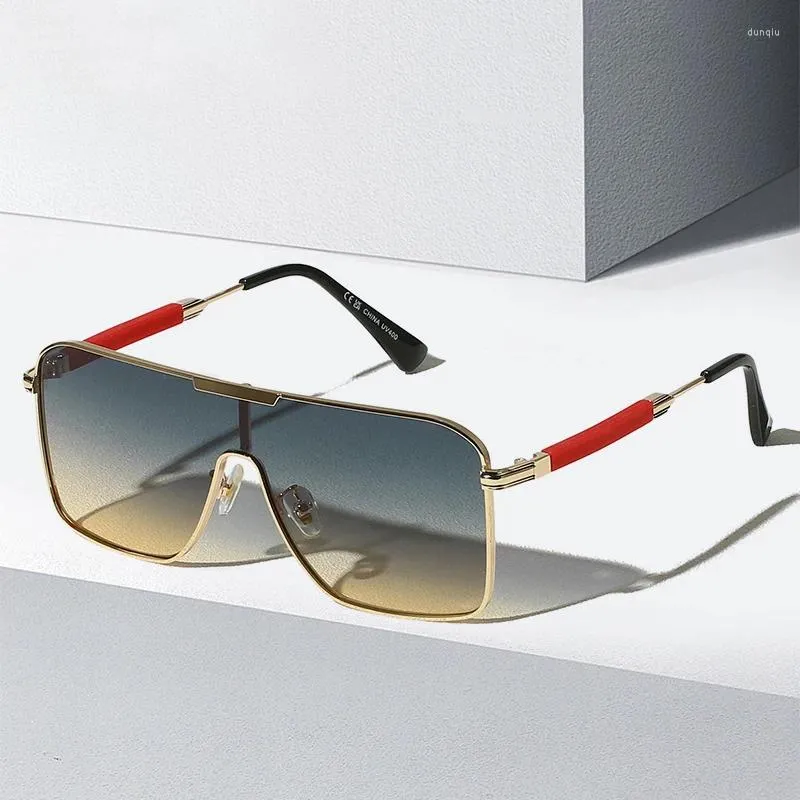 Occhiali da sole Doisyer Luxury oversize Designer Men Metal Vintage Vintage One Pietra Drive Sun gli occhiali da sole