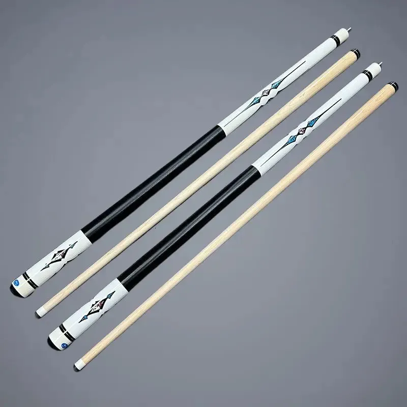 13 mm tip Maple Head 1/2 Split acht-ball negen-ball pool cue 240403