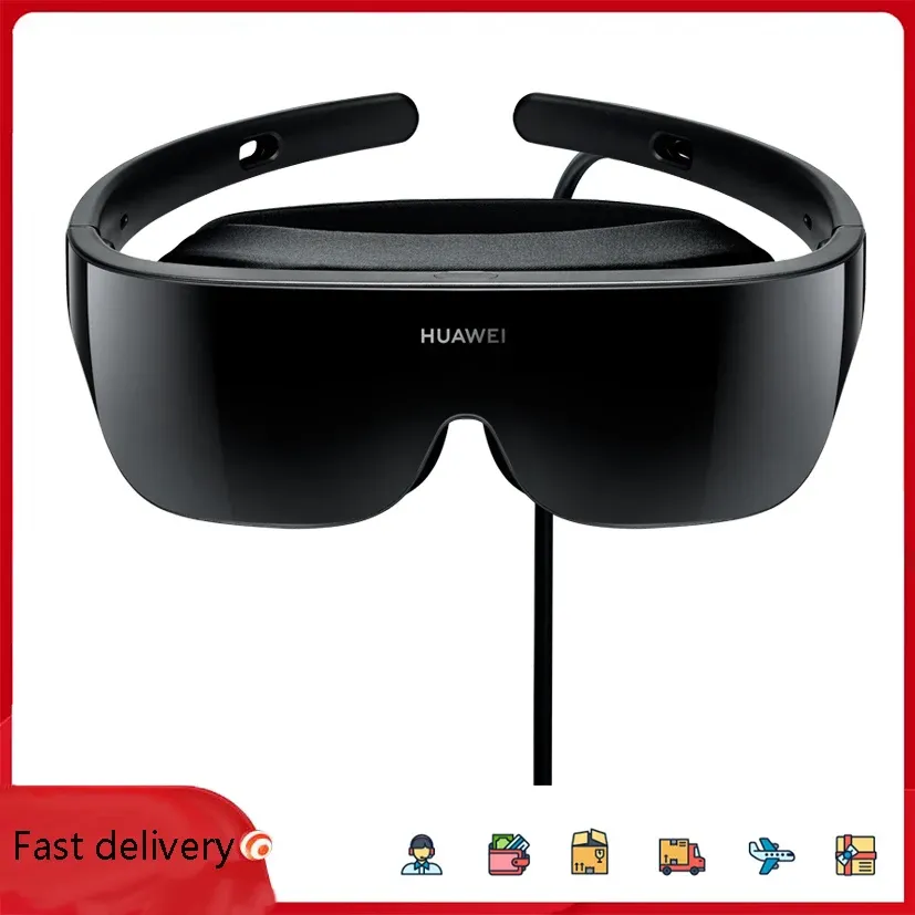 Lunettes 2022 Nouveau conception pliable portable portable Huawei VR Glass CV10 IMAX Giant Screen Experience Support Projection d'écran mobile