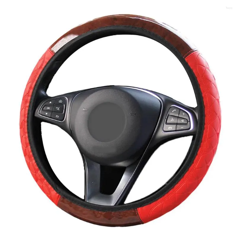 Couvre-volants Couvrairement à couvercle de voiture durable TRING 7-38CM ANTI-SLIP PROTÉRER GREN WOOD GRAIN COFFOR