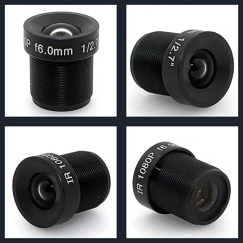 ESCAM 1080P 2,8 / 3,6 / 6 mm CCTV Lens Security Camera Lens M12 2MP Aperture F1.8, 1/2,5 
