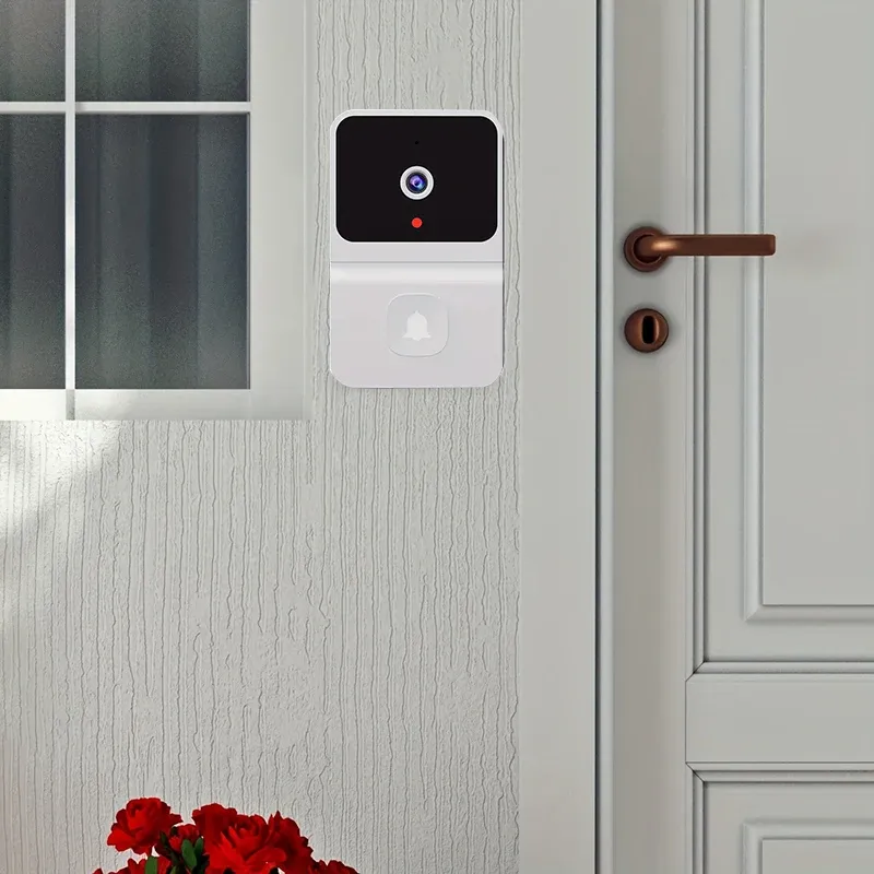 Doorbell WiFi Doorbell Intelligent Outdoor Night Vision High Definition Camera Anti Stöld Dörrklocka Telefon Voice Home Monitor Dörr Dörr