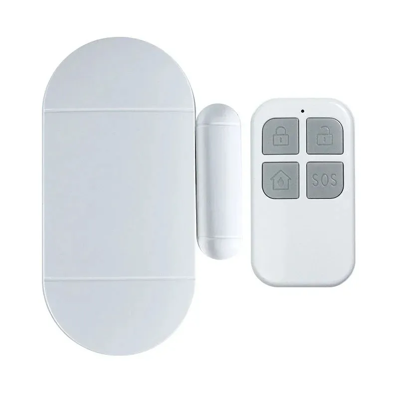 2024 130DB Wireless Door Window Entry Security Burglar Sensor Alarm Magnetic Smart Home Garage System Remote Control Led