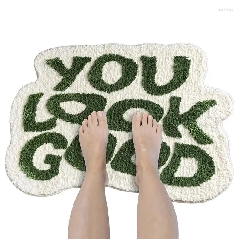 Carpets You Look Good Bath Mat 24.4 31.5in Extra Soft And Absorbent Microfiber Rugs Funny Tufted Rug Machine