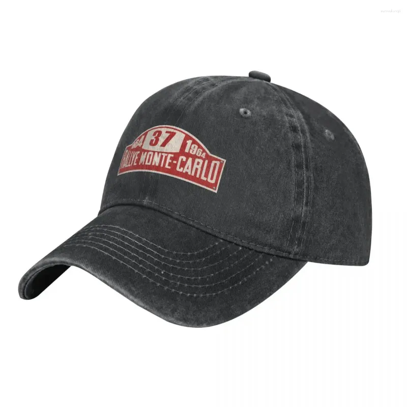 Ball Caps Rallye Monte Carlo 1964 Sign Cowboy Hat Cap Beach Outing Brand Man Sports Girl'S Hats Men's