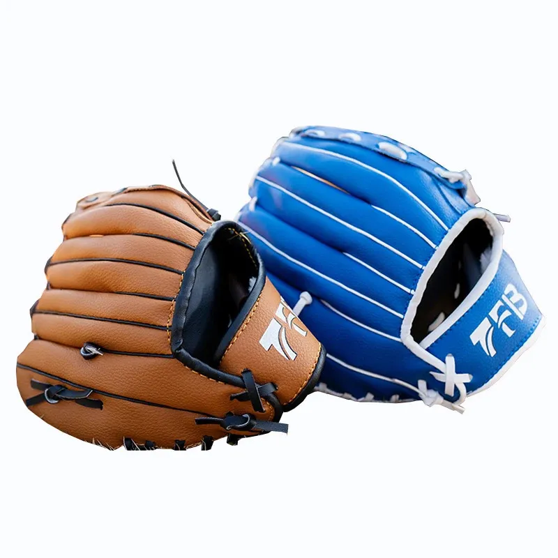 PU Leather Thickened Training Gloves For Adults Baseball Softball Pitcher Inner Outer Field Outdoor Sports Exercise 240321