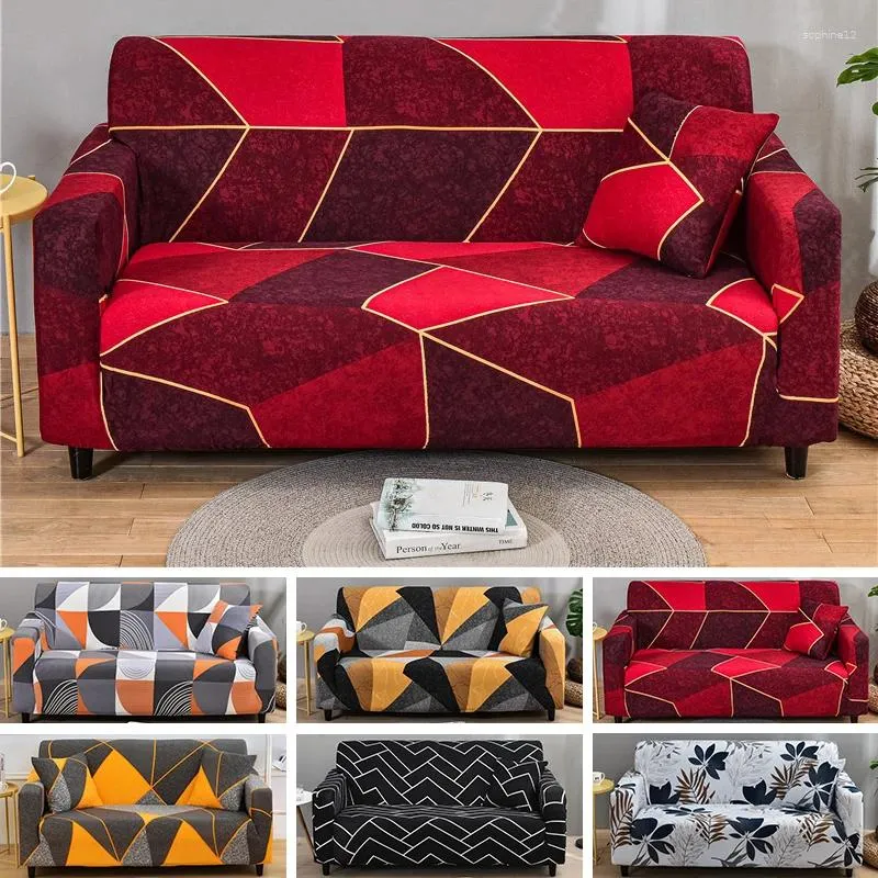 Pokrywa krzesła elastyczna sofa do salonu rozciągnięcie ciasne opakowanie All-inclusive Couch Slipcovers meble Protector 1/2/3/4-SEATER