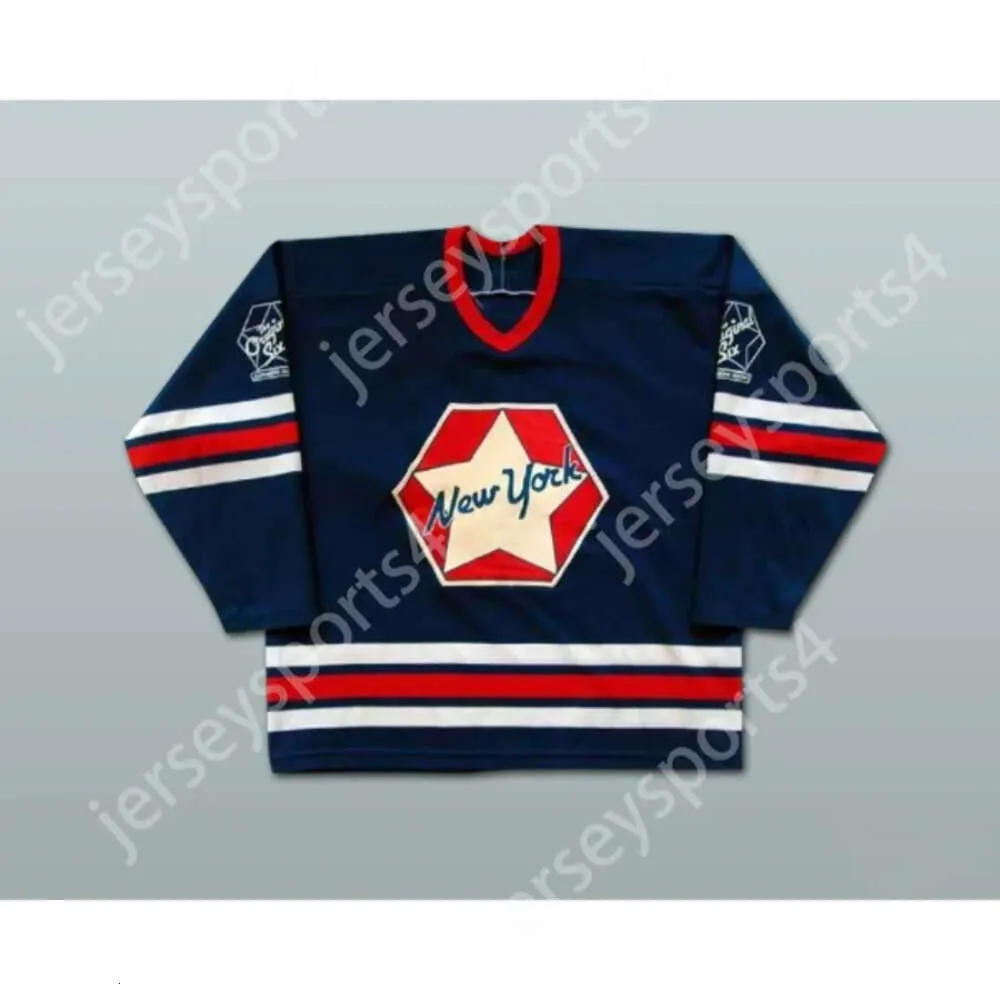 Gdsir Custom Ed Giacomin NY Original Six Oldtimers Hockey Jersey New Top ED S-M-L-XL-XXL-3XL-4XL-5XL-6XL