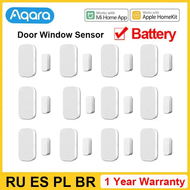 Detector Aqara Door Sensor Smart Window Door Magnet Intelligent Home Security Device ZigBee Wireless Control Mi Home Mijia APP Homekit