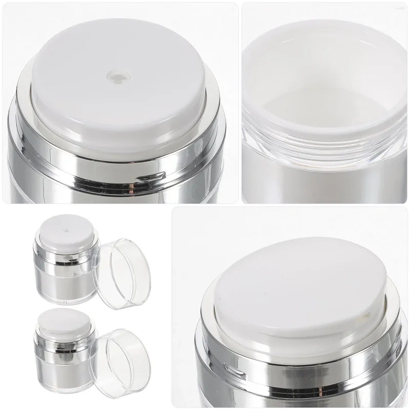 Opslagflessen Lege oogcrème Jar Vochtpomp Dispenser Travelflessen Maat toiletartikelen Containers