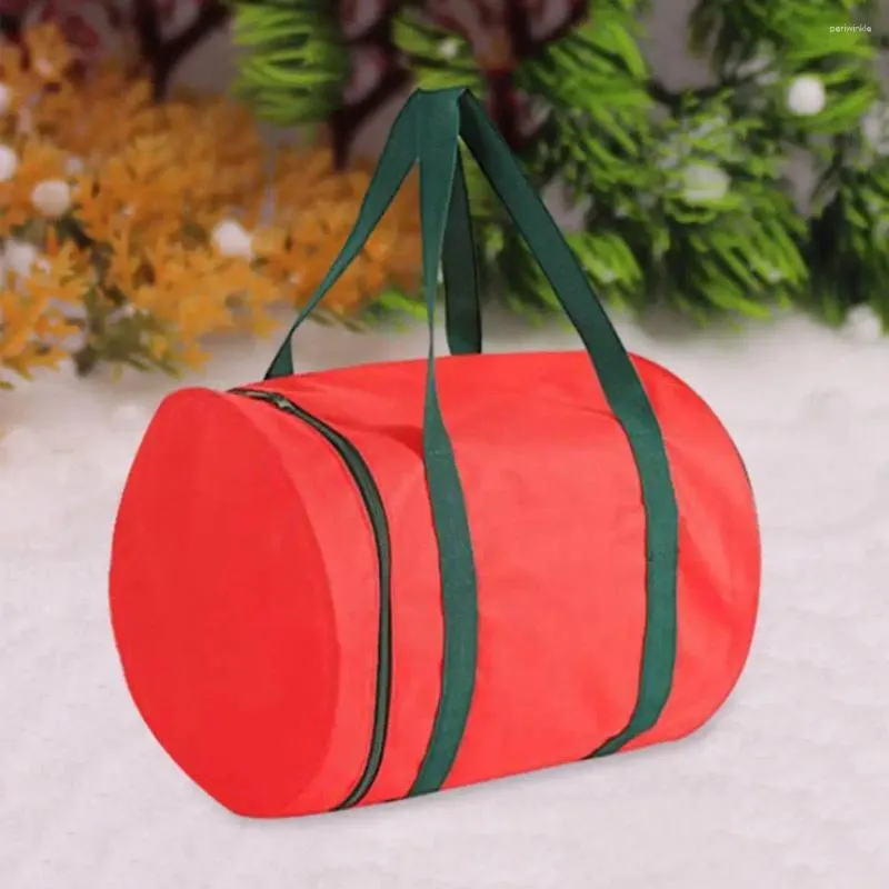 Storage Bags Holiday Lights Organizer Dust-proof Capacity Christmas Bag With Zipper Closure Handle Gift For Round