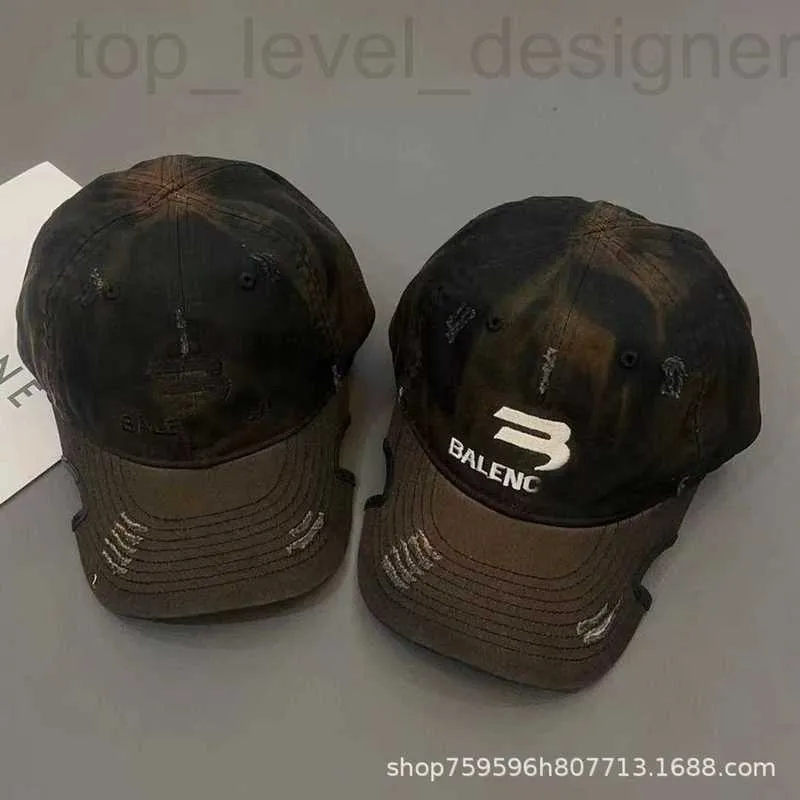 Ball Caps Designer Corée Fashion Paris Baseball Hat Lavage Old Letters D9ww