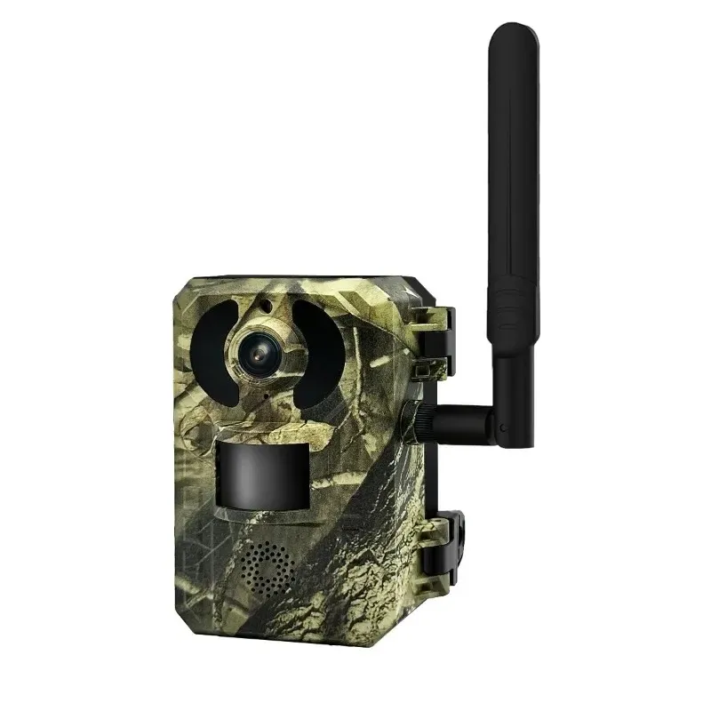 2024 4G SIM SIM Solar Camera Hunting Trail Camera Trail Wildlife Tracking Surveillance Infrared Light Vision Cameras Cameras Traps App Uccon