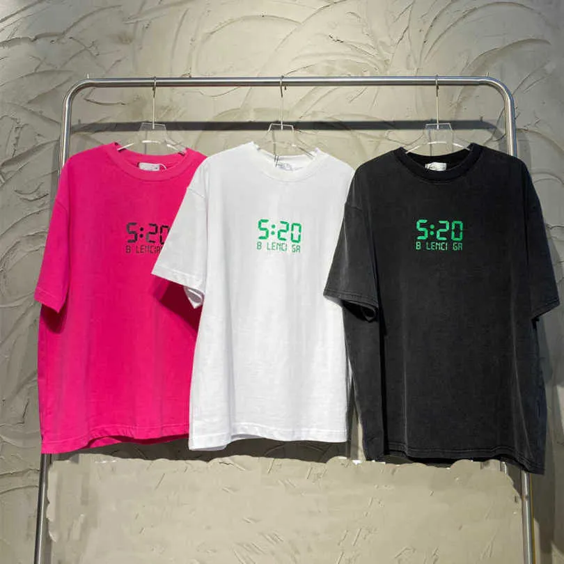 Designer T-shirt High Edition Summer Family Valentines Day Exclusive 520 Capsule Series Sheve T-shirt