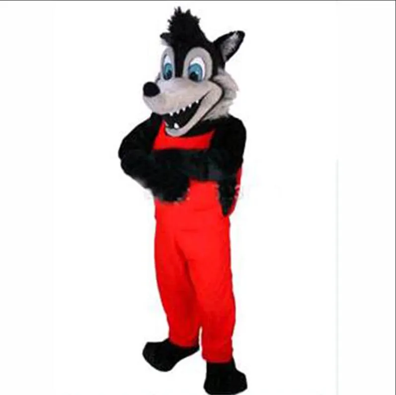 2024 Halloween Custom Wolf Mascot Costume Costume da fantasia personalizzata Mascotte Mascotte Abito Fancy Carneval Costum Costum