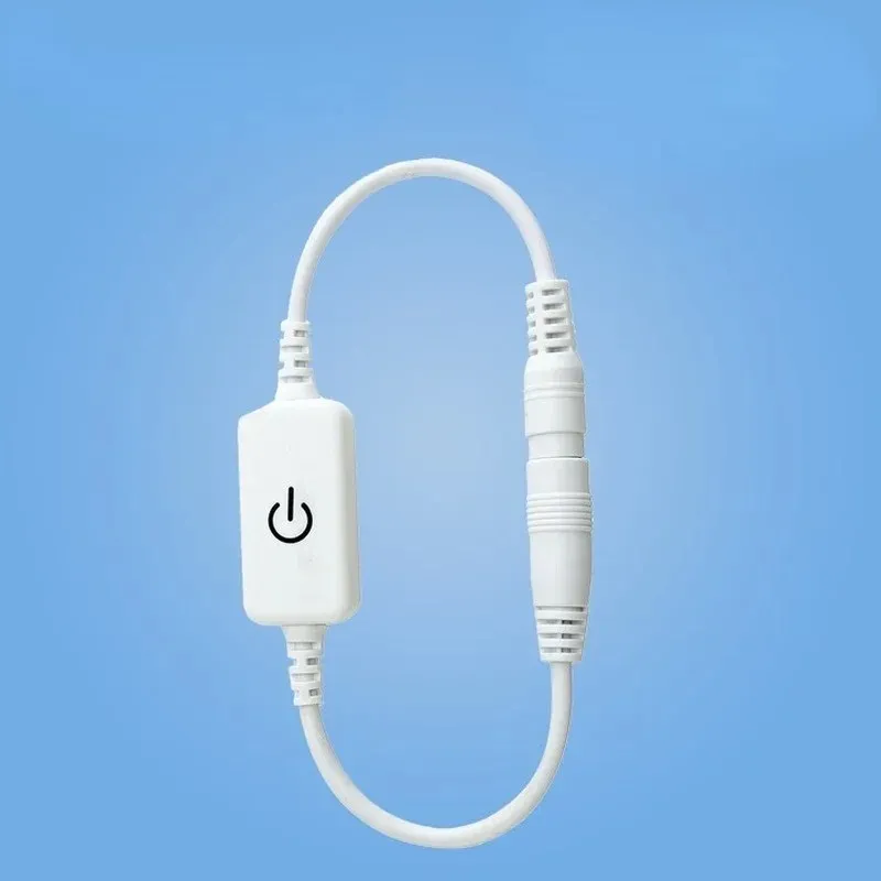 LED Strip Touch Dimmer Parlaklık Kontrolü LED Dimmer Anahtarı 1keyler Dimmer 12V-24V Işık Anahtarı Ayarı 3528 5050 5630