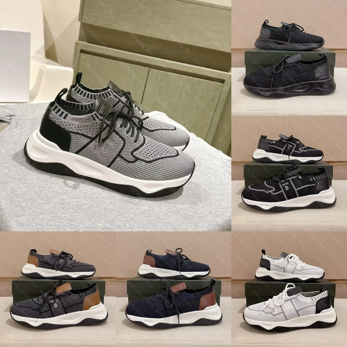 Save Big on Bulk Berluti Shoes For Men Berluti Shadow Knit Leather Sneakers  Designer Running Casual Shoes Men Sports Mens Shoes Sneakers Casual Shoes 