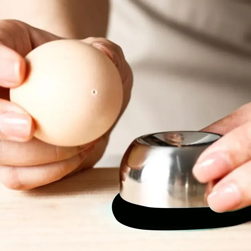 Uovo bollito Piercer inossidabile in acciaio inossidabile Pricci separatore separatore uovo punzonatrice cucina elementi essenziali