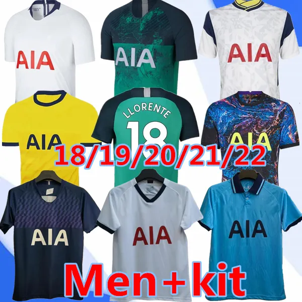 18 19 20 21 22 Verfolgen von Erwachsenen Kit Kane Sohn Dele Bale Soccer Jersey Home 3. Hojbjerg Bergwijn Spurs Lo Celso 2023 2024 Green Lucas Men Kit Fußballhemden Uniformen Erwachsener Jugendlicher