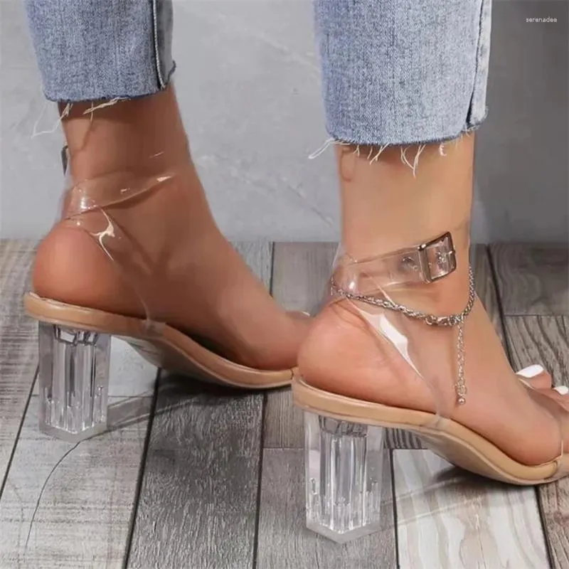 Sandals Wholesale Bulk Items Strappy High Heels For Women 2024 Summer Transparent Binding Fashion Shoes Party X056 From 144 36 DHgate