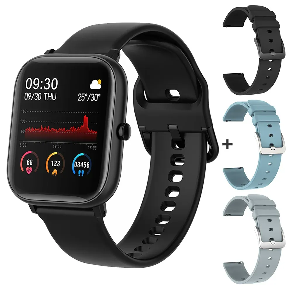 Watches 2021 P8 SE 1.4 inç Akıllı Saatli Erkekler Tam Dokunmatik MultOsport Modu Smart Watch Kadınlar IOS Android için Kalp Hızı Monitörü