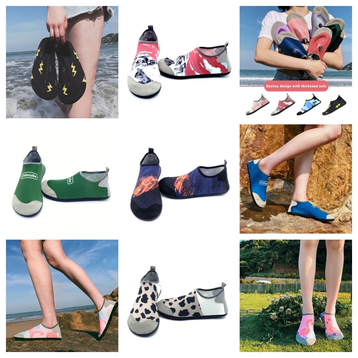 Athletic Shoes GAI Sandal Mens Womens Wading Shoe Barefoot Swimming Sport Shoes green Outdoor Beaches Sandal Couple Creek Shoe size EUR 35-46