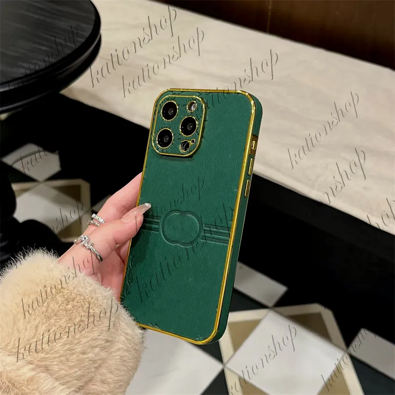 Casos de carteira de designer de luxo P para iPhone 15Promax 14Plus 13Pro 12 11 X Classic Monogram Premium PU CHEAL CATERE