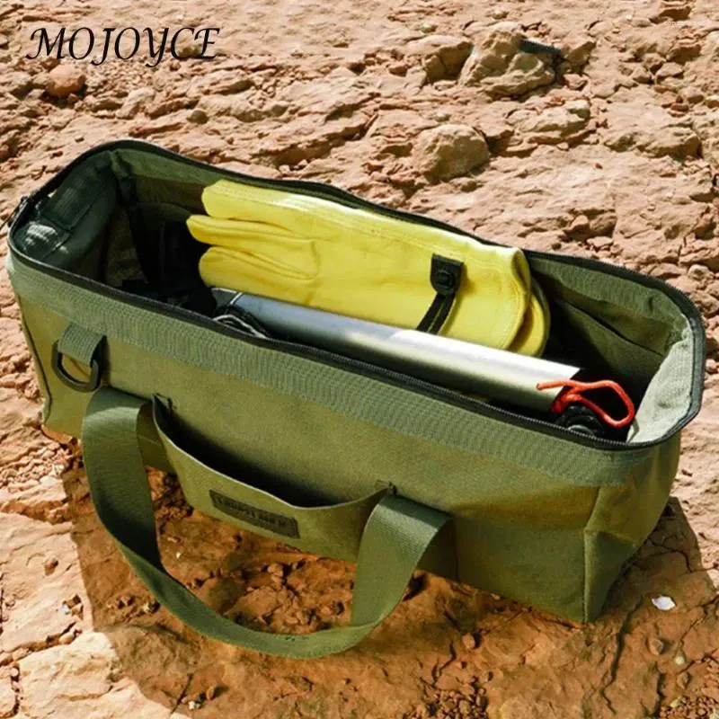 Duffel Bags Ferramentas de acampamento Bolsa de armazenamento Bolsa de tenda impermeável PEGS Acessórios Organizador Desgaste de caminhada resistente à caixa de transporte